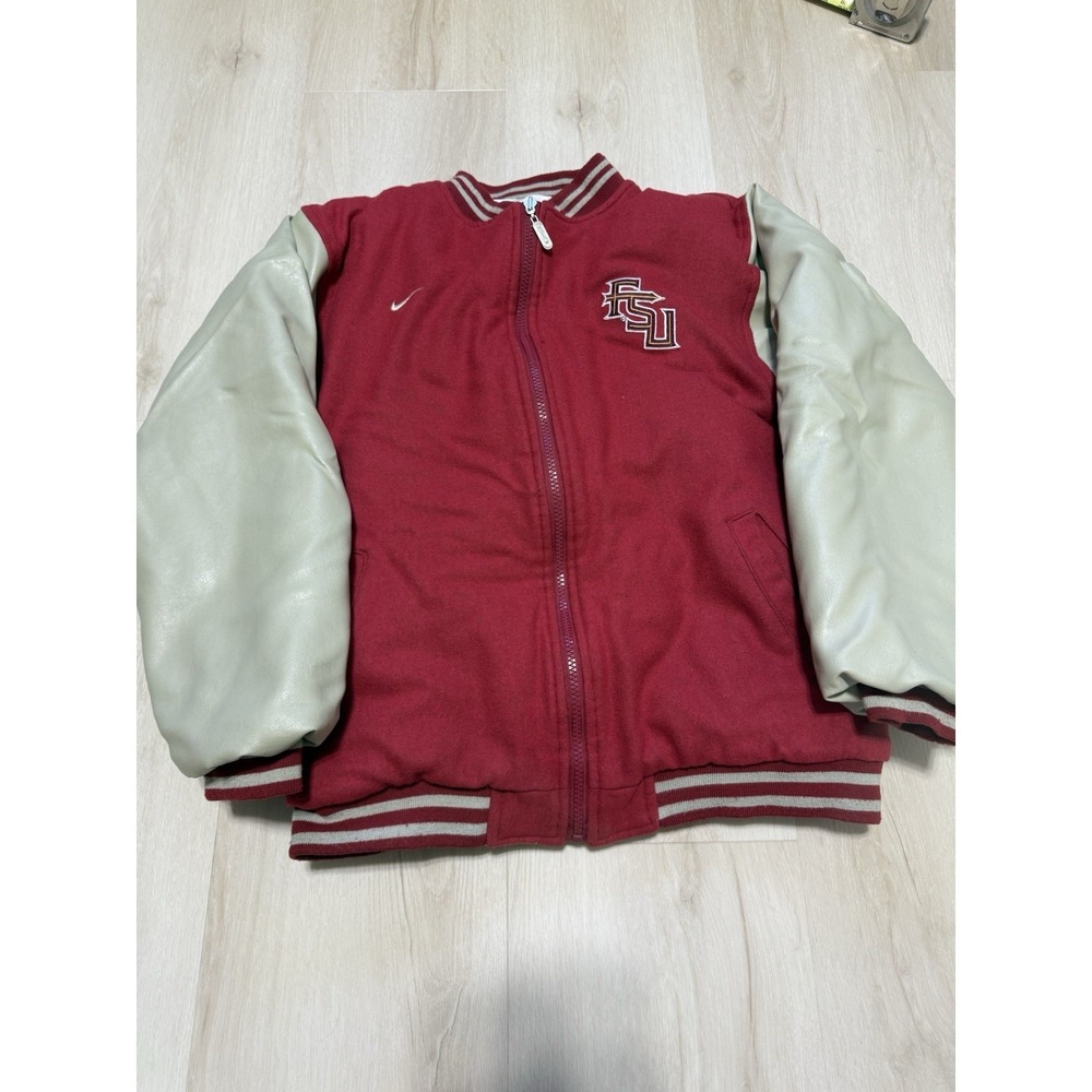 VTG Nike Florida State Seminoles Varsity/Bomber Jacket Men's Small- SEE NOTES